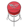 thumbnail image 5 of Corvette C5  Red  Padded Swivel Bar Stool 30 Inches High, 5 of 5