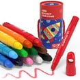 thumbnail image 1 of Lápices de colores Twist JUPITEARTH, 12 colores, para niños de 1 a 3 y 4 a 8 años, 1 of 8