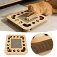 thumbnail image 2 of Interactive Cat Scratching Pad With Puzzle Design And For Indoor Feline Enrichment And Stress, 2 of 6