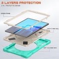thumbnail image 2 of Funda protectora de color para Samsung Tab S7 Plus de 12,4 pulgadas con soporte para bolígrafo, anillo ajustable grande y protección contra golpes., 2 of 5