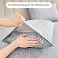 thumbnail image 4 of Floral Queen Sheets Soft Breathable Microfiber Vintage Printed Bed Sheet Set Deep Pocket Fitted Sheet Included Flower Pattern, 4 of 9
