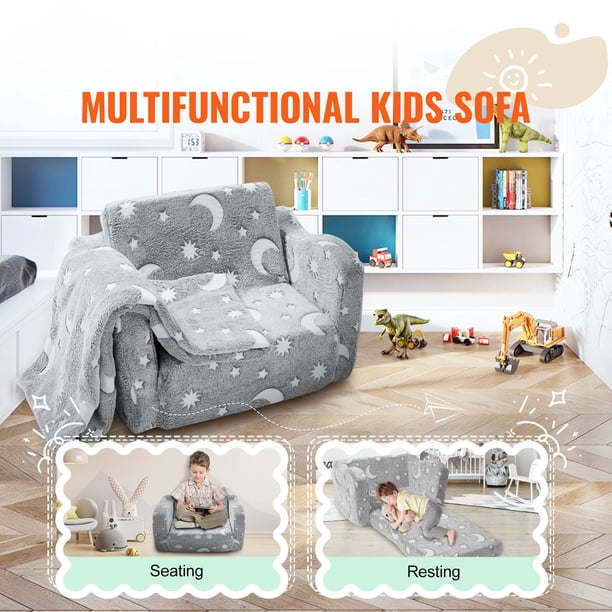 Canapé Pliable Pour Enfants En Peluche - Fauteuil-Lit 2en1 Dossier Dessin Animé Pour Filles Et Garçons Canapé Pliable Pour Enfants En Peluche - Fauteuil-Lit 2en1 Dossier Dessin Animé Pour Filles Et Garçons