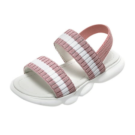 

Toddler Baby Girls Summer Open Toe Sandals Versatile Casual Flat Sandals Lovely Princess Shoes Sandals Beach sandals