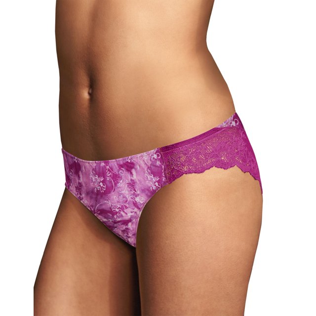 Maidenform Womens Comfort Devotion Lace Back Tanga - Best-Seller, 6