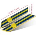 thumbnail image 2 of HSHDLDF Car Styling 3D Aluminum Epoxy National Flag Logo Emblem Sticker Metal Decal Badge Auto Exterior Accessory (Sweden Gold), 2 of 3