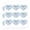 Clear, variant on Peppa Pig Best Friends Heart Shaped Planner Calendar Scrapbook Craft Stickers