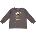 thumbnail image 3 of Inktastic Cute Dancing Skeleton Boys or Girls Long Sleeve Toddler T-Shirt, 3 of 5