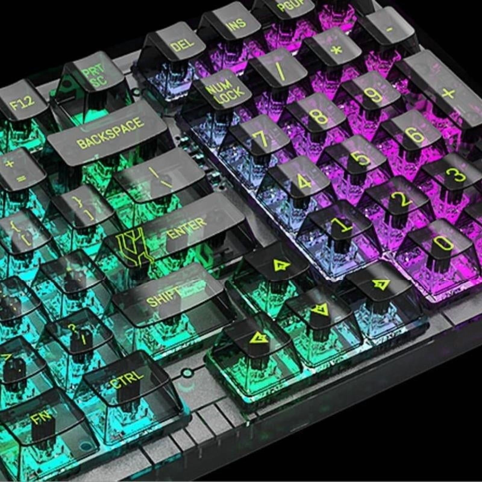 141Key MDA Profile Keycaps for 61/68/75/84/87/98/104/108 Mechanical Keyboards, Backlit Compatible, Ergonomic Design