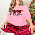 thumbnail image 7 of Christmas Trees Sweatshirt for Women Merry and Bright Christmas Shirts Xmas Holiday Party Long Sleeve Pullover Tops, 7 of 7