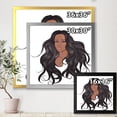 thumbnail image 4 of Designart 'Portrait Of Afro American Woman XV' Modern Framed Art Print, 4 of 4