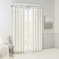 thumbnail image 2 of Twist Tab Lined Window Curtain Panel White 50x84", 2 of 5