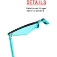 thumbnail image 4 of LAICAIW Lunettes de Soleil Sans Monture Triangle une Pièce Colorées Transparentes pour Femmes et Menu2026, 4 of 7