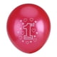 thumbnail image 3 of 10 globos de látex para bebé, cumpleaños, aniversario, decoración del banquete de boda #2 1er rosa y rojo, 3 of 6