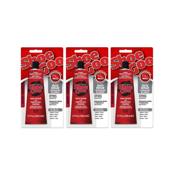 SHOE GOO 3.7OZ BLACK 3.7-Ounce (3 Pack)