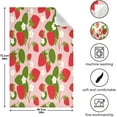 thumbnail image 3 of Coolnut Strawberry Cute Flower Kitchen Dish Towel Set,Drying Kitchen Towels Tea Towels Gift Set for Drying Cleaning Cooking Baking 1Pcs, 3 of 6