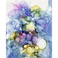 thumbnail image 2 of Curinga, Kim 12x14 Gold Ornate Wood Framed with Double Matting Museum Art Print Titled - Pansy Explosion, 2 of 4