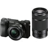 Sony ILCE6100YB Black Mirrorless Digital Camera With 16-50mm & 55-210mm Lenses