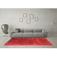 thumbnail image 3 of Ahgly Company Indoor Square Oriental Red Industrial Area Rugs, 8' Square, 3 of 4