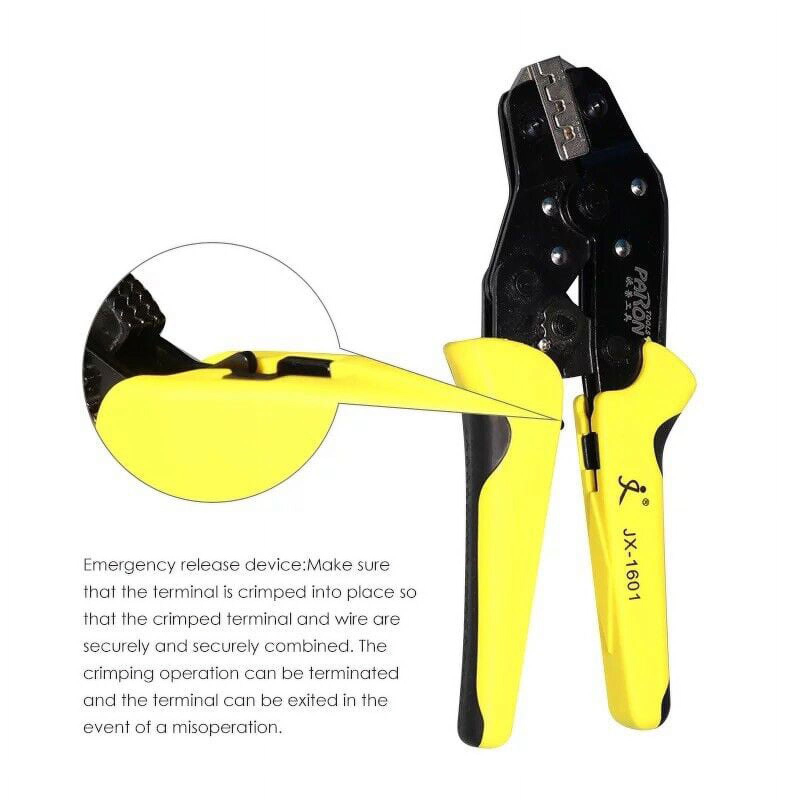 Ratchet Crimper Plier Crimping Tool Cable Wire Connectors Electrical Terminals