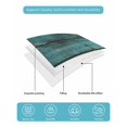 thumbnail image 5 of Quilts Twin Size, Teal Brown Vintage Wood Soft Comforter Bedding Set for Bed, Abstract Retro Shabby Plank Lightweight Quilted Bedspread with Pillow Cover(2 Pieces) for All Season, 68x86 Inch, 5 of 6