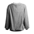 thumbnail image 5 of XIAOCHA Womens Sweatshirts Simple Solid Color Crewneck Pullover Tops Drop Shoulder Long Sleeve Loose Fit Warm Sweatshirt Fall Winter Layering, 5 of 5