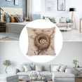 thumbnail image 5 of Decorations Pillow Covers Bless Our Nest Pillow Cover Rustic Chic French Country Botanical Bird Nest Sofa Pillow Cover Pillows for Couch Sofa Patio Furniture Home Decor 20"x20", 5 of 7