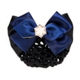 thumbnail image 1 of Chignon Couverture Nœud Papillon Filet Perle Filet de Rinçage Accessoire pour Cheveux Femmes, 1 of 8
