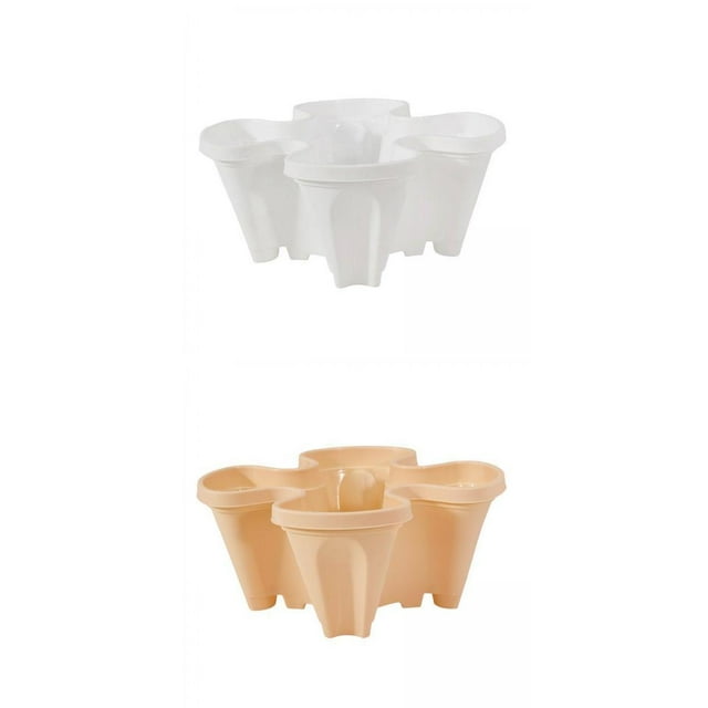 Macetas,Jardineras verticales apilables Garden Tower,Macetas apilables para interior y exterior,Verduras Fresas Macetas Auto Riego,Maceta de jardinería desde el patio de la cocina de arriba