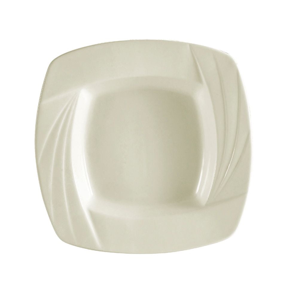 Garden State, Square Pasta Bowl 24 Oz. 11"Sq. X 2"H Porcelain, White,2 packs