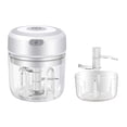 thumbnail image 2 of Billuyoard Mini trituradora eléctrica de chile y ajo, 250ml/150ml, trituradora automática de alimentos vegetales, utensilios de cocina, Cocina y Comedor Blanco, 2 of 6