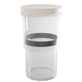 thumbnail image 2 of Botto The Adjustable Airtight Container Set of 4| Push Down To Remove Air And Adjust Contents Between 16 oz & 32 oz (Clear), 2 of 4