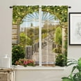 thumbnail image 4 of Italy Ancient Arch Garden Curtain For Living Room Kids Bedroom Kitchen Window Curtains Home Interior Drapes, 4 of 7