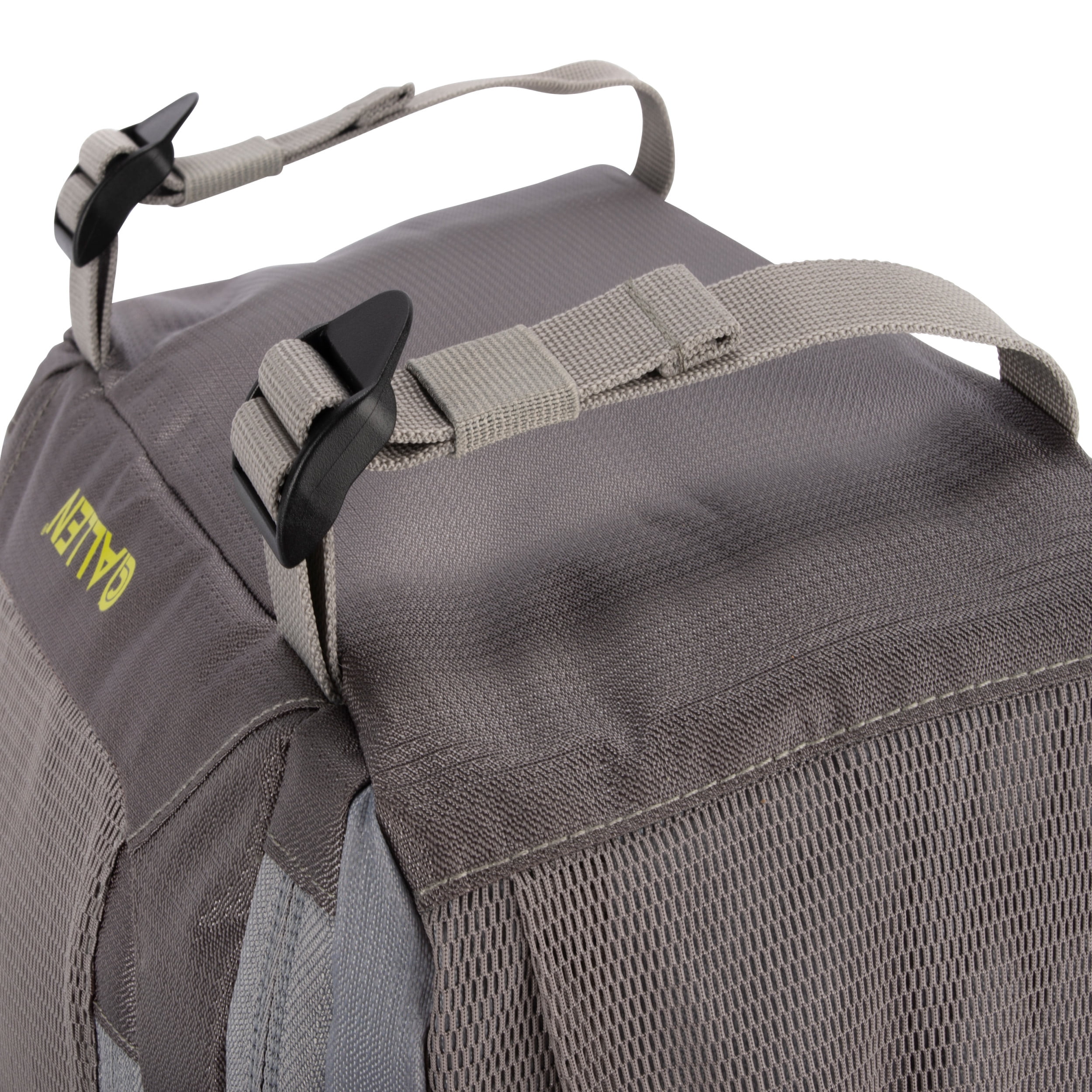 Allen Company Blue Mesa Fly Fishing Pack, 12"L x 6"W x 20"H, 23.25 liters, Gray/Lime