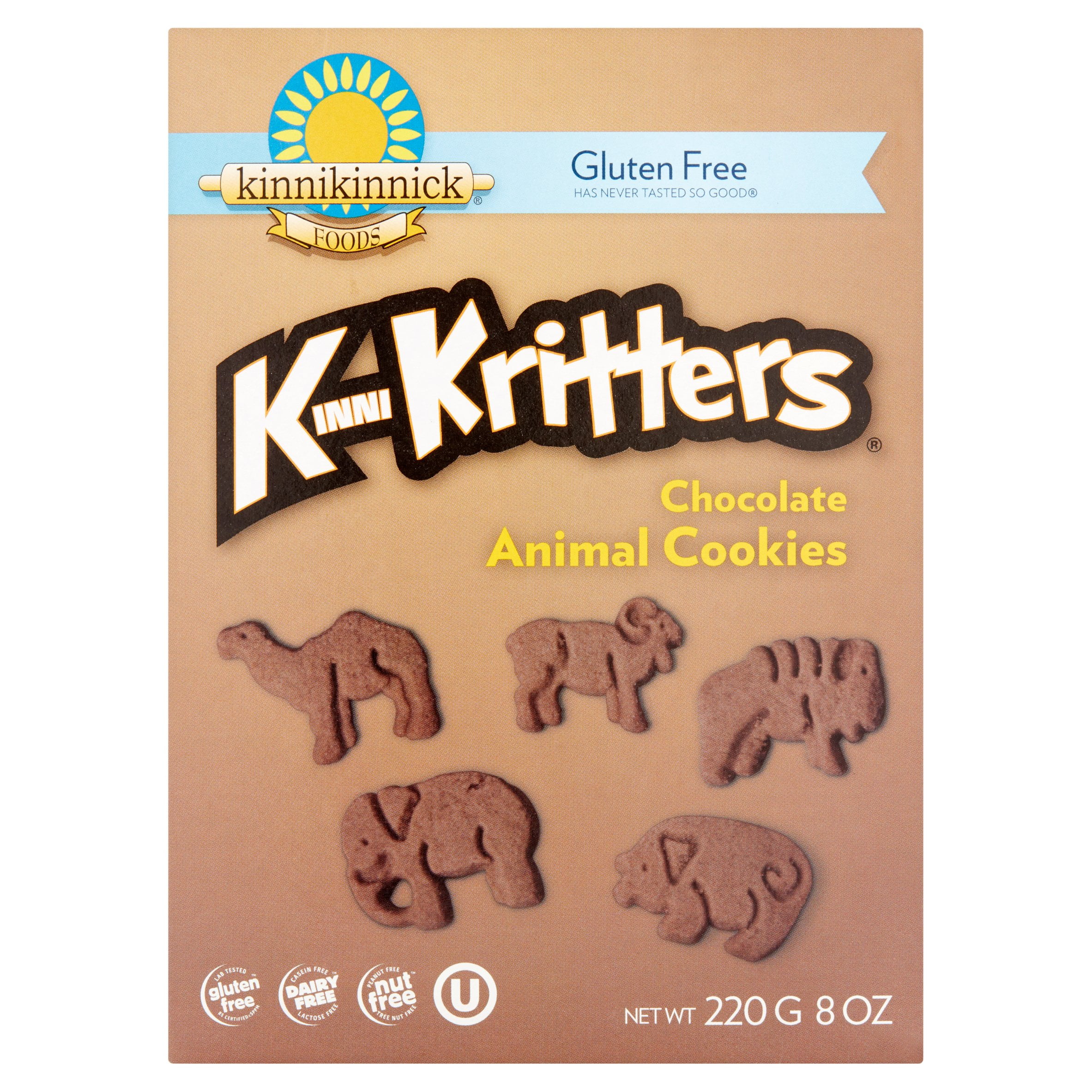 Kinnikinnick Cookie Anml Choc Krttr Gf,8 Oz (Pack Of 6)