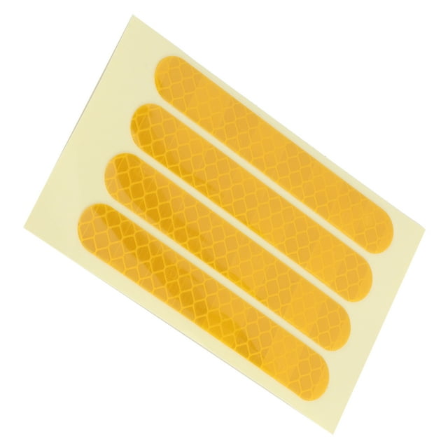 Ymiko 4PCS/Set Autocollant Réfléchissant de Roue avant pour Accessoire de Scooter Électrique G30, Autocollant Réfléchissant de Roue, Bande Réfléchissante