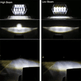 thumbnail image 6 of Pair Fit Ford F-150 1981 1982 1983 1984 7x6 5x7 LED Headlights Hi Lo Beam H6054, 6 of 27