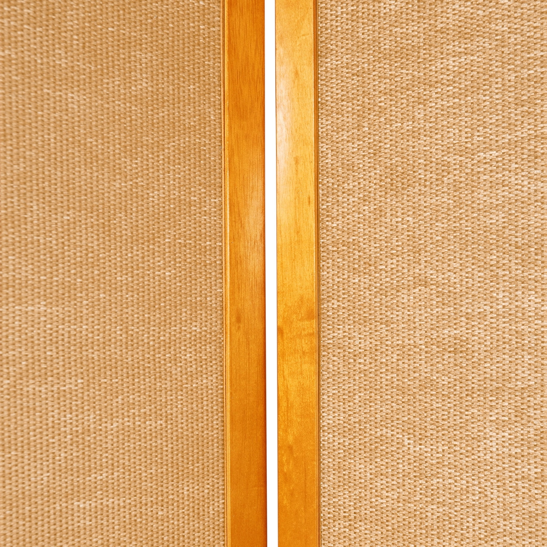 Red Lantern 6 ft. Tall Jute Shoji Screen - 5 Panel - Honey Finish