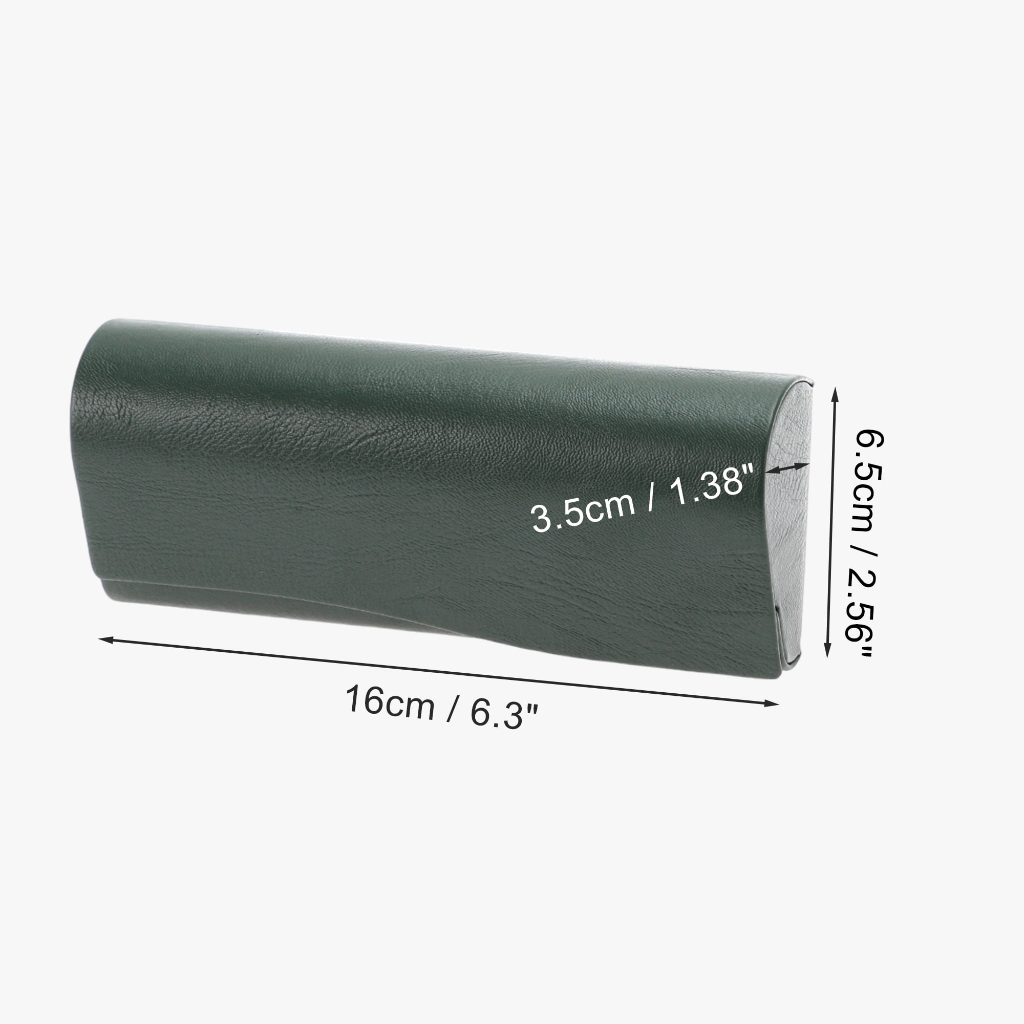 Unique Bargains Tree Pattern Eyeglasses Case Portable Eyeglasses Storage Green