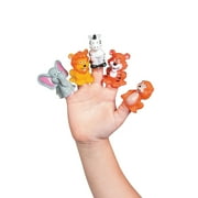 Fun Express Jungle Animal Finger Puppets, Ages 12+, Vinyl, 24 Count