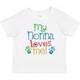 thumbnail image 3 of Inktastic My Nonna Loves Me Grandchild Boys or Girls Toddler T-Shirt, 3 of 5