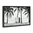 thumbnail image 4 of Stupell Industries Centered Surf Boards View Nautical & Beach Photography Black Floater Framed Canvas Art Print Wall Art, 31 x 21, 4 of 10