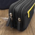 thumbnail image 3 of Large Capacity Pencil Case, Stationery Storage Handheld Pen Pouch Bag, Multiple Compartment Cosmetic Portable Pencil, 3 of 5
