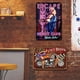 thumbnail image 4 of Placa Metal Vintage para Niña Pintura Hierro Rectangular Bar El 30x40cm 2 Uds., 4 of 9