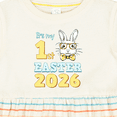thumbnail image 4 of Inktastic It's My 1st Easter 2026 Girls Baby Dress, 4 of 5