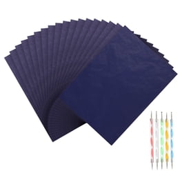 200 Feuilles Papier Carbone A4 + 5 Stylets De Gaufrage - Pour Transfert Sur Toile, Bois, Verre
