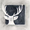 thumbnail image 3 of Shamp, Cindy 15x15 Black Modern Framed Museum Art Print Titled - Buck Silhouette, 3 of 5