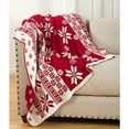 thumbnail image 4 of Fennco Styles Sevan Collection Knitted Christmas Design Throw Blanket, 4 of 4