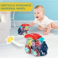 thumbnail image 4 of Children Locomotive Toy With Light And Sound Clear Train Vehicle Educational Play Set For Toddler Sensory, 4 of 7