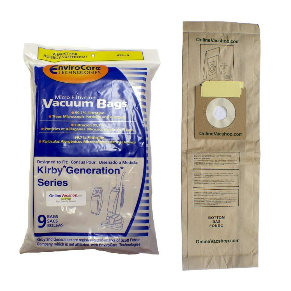 Kirby Generation Vacuum Bags 3 Pack EnviroCare