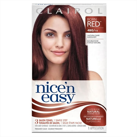 Clairol Nice 'n Easy Born Red Permanent Hair Color, 5RB 